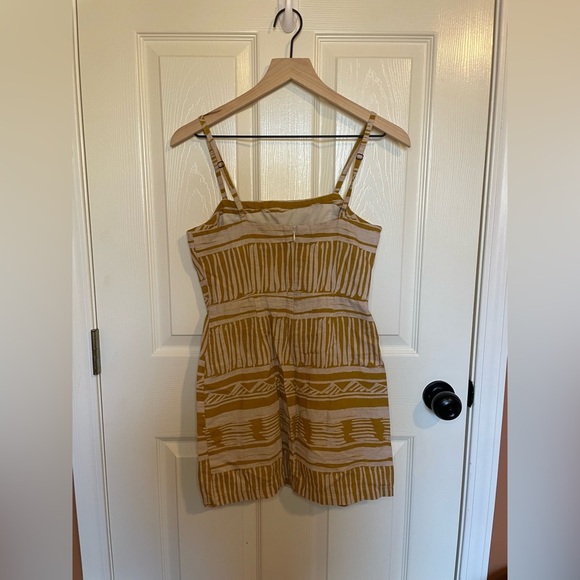Forever 21 Mustard & Ivory Printed Mini Dress - Picture 5 of 6